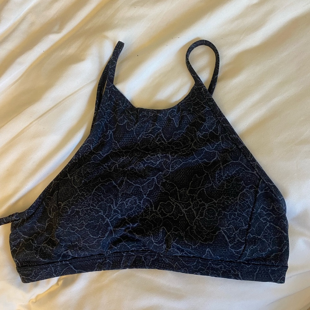 Lululemon Black Open Back Sports Bra